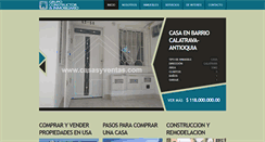 Desktop Screenshot of casasyventas.com