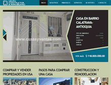 Tablet Screenshot of casasyventas.com